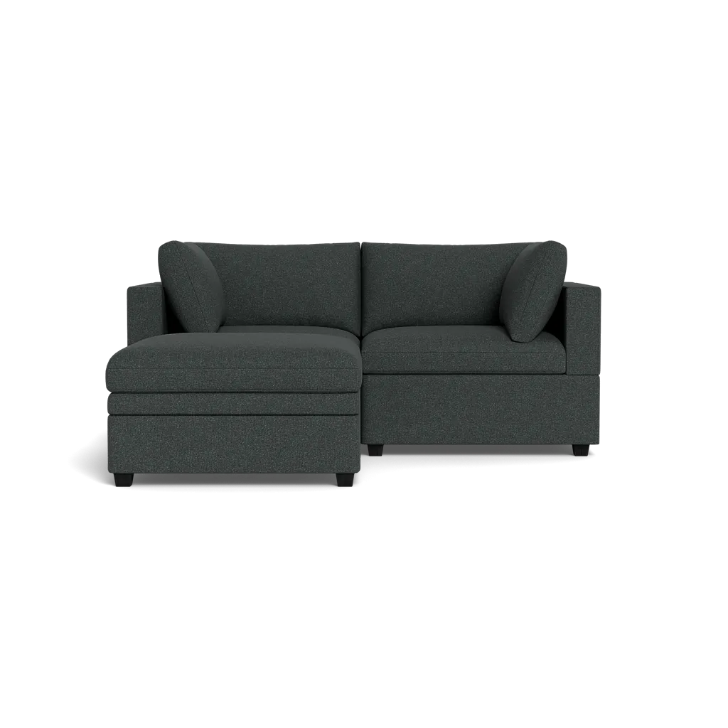 Kova Box Cushion Sofa 86"   Ottoman