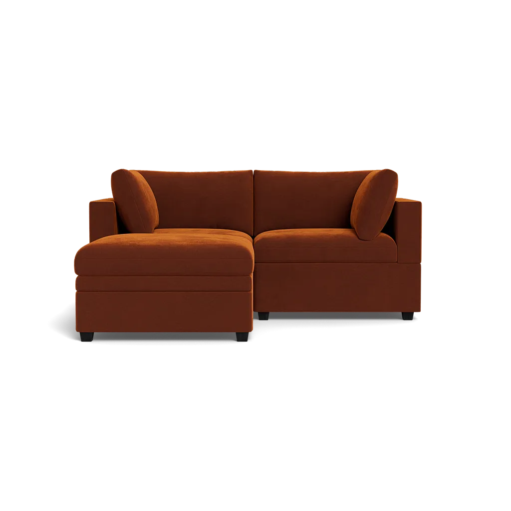 Kova Box Cushion Sofa 86"   Ottoman