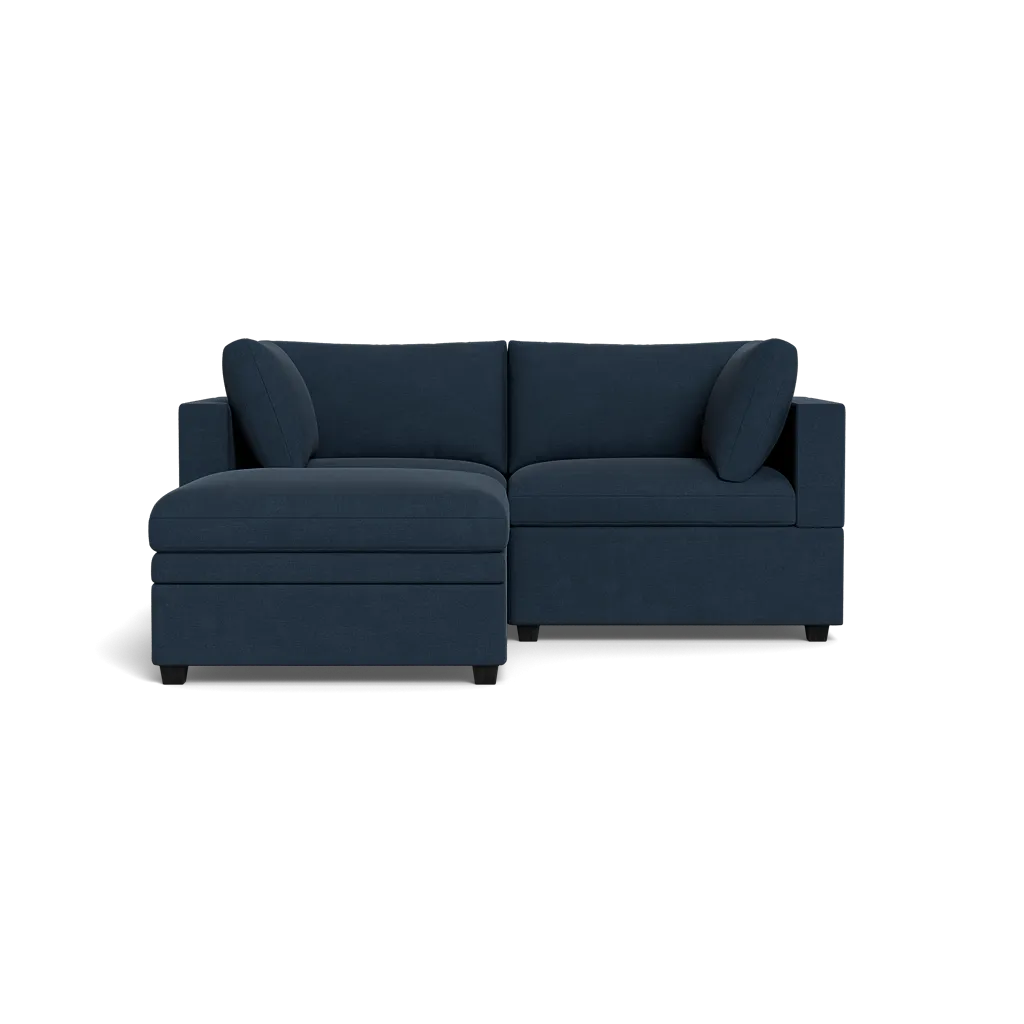 Kova Box Cushion Sofa 86"   Ottoman