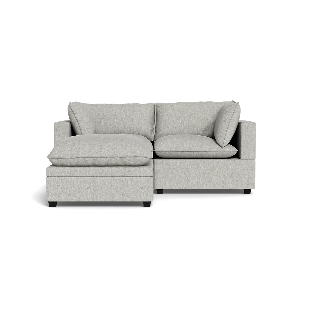Kova Box Cushion Sofa 86"   Ottoman