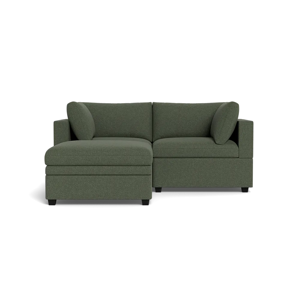 Kova Box Cushion Sofa 86"   Ottoman