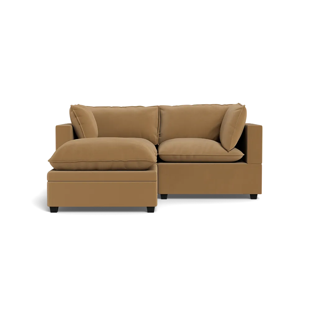 Kova Box Cushion Sofa 86"   Ottoman