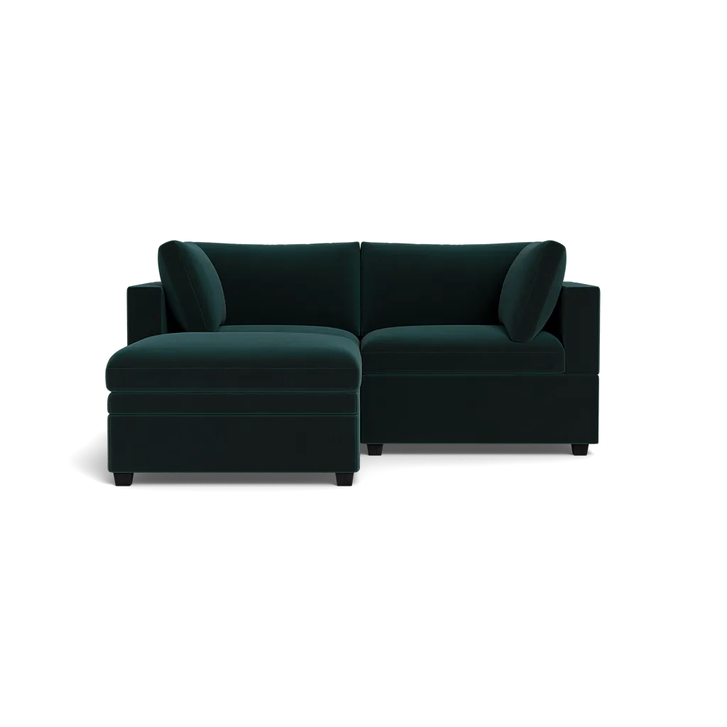 Kova Box Cushion Sofa 86"   Ottoman