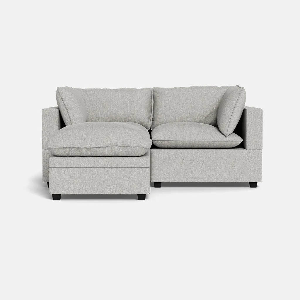 Kova Box Cushion Sofa 86"   Ottoman