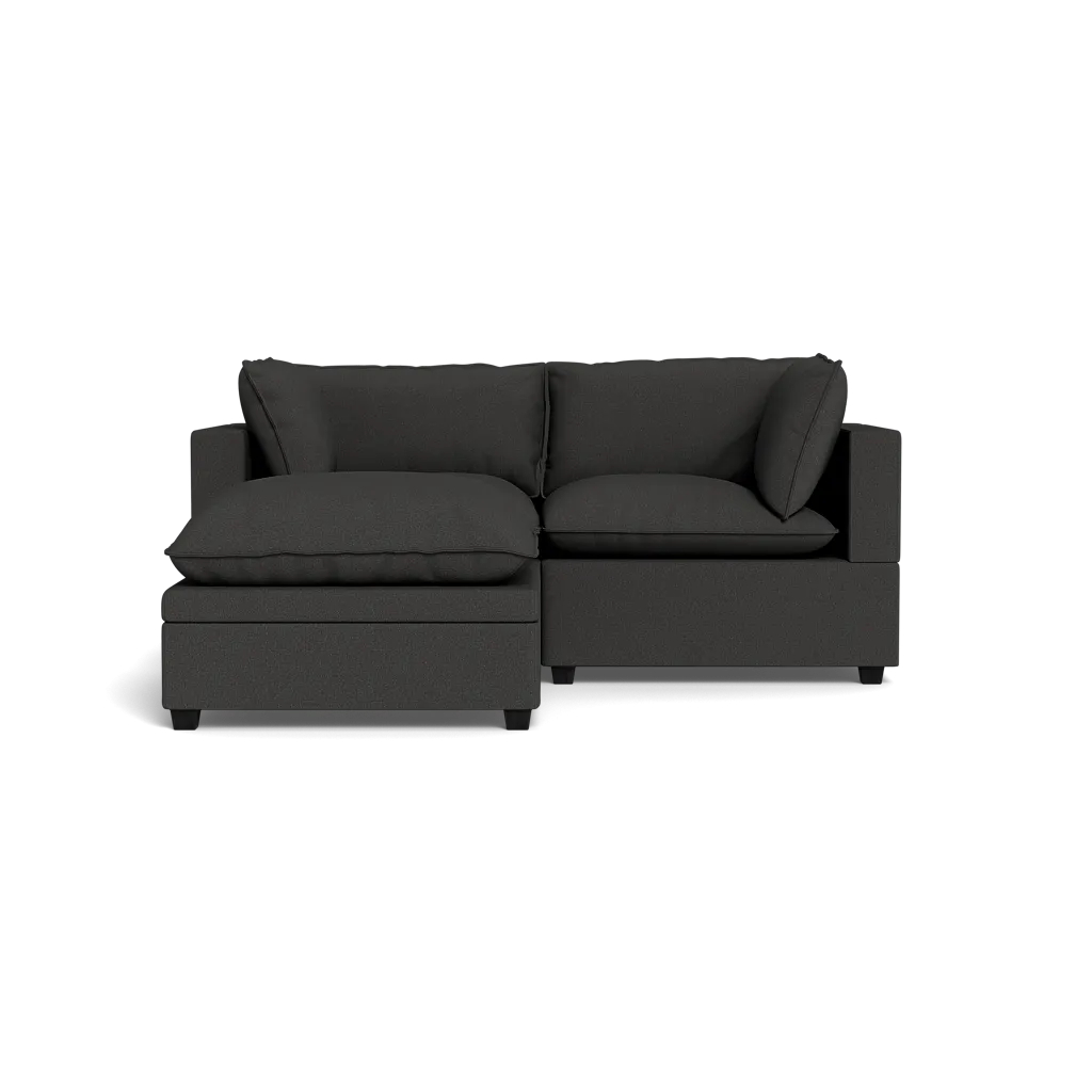 Kova Box Cushion Sofa 86"   Ottoman