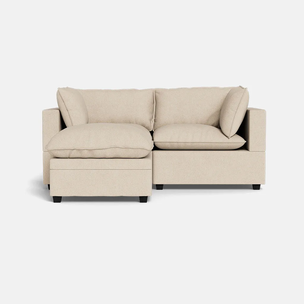Kova Box Cushion Sofa 86"   Ottoman
