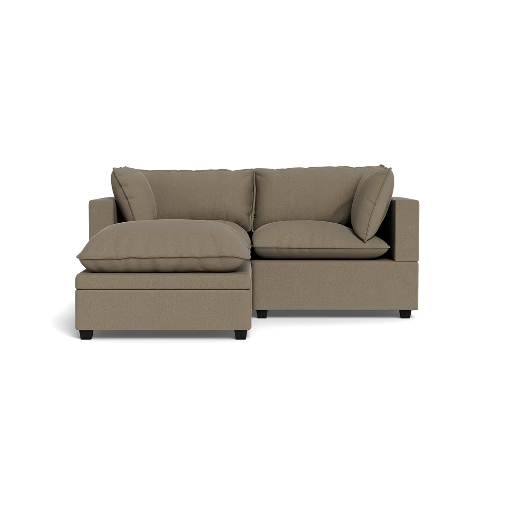 Kova Box Cushion Sofa 86"   Ottoman