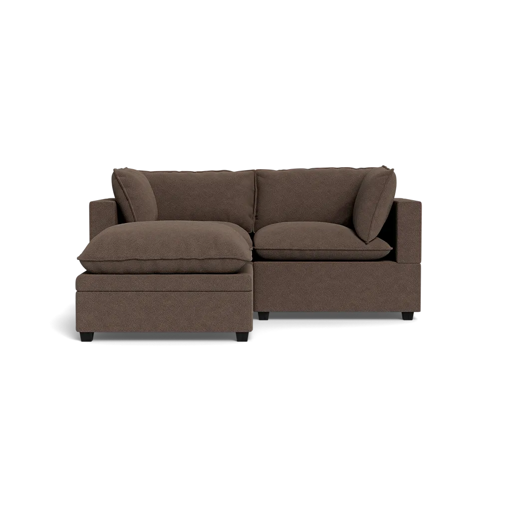 Kova Box Cushion Sofa 86"   Ottoman