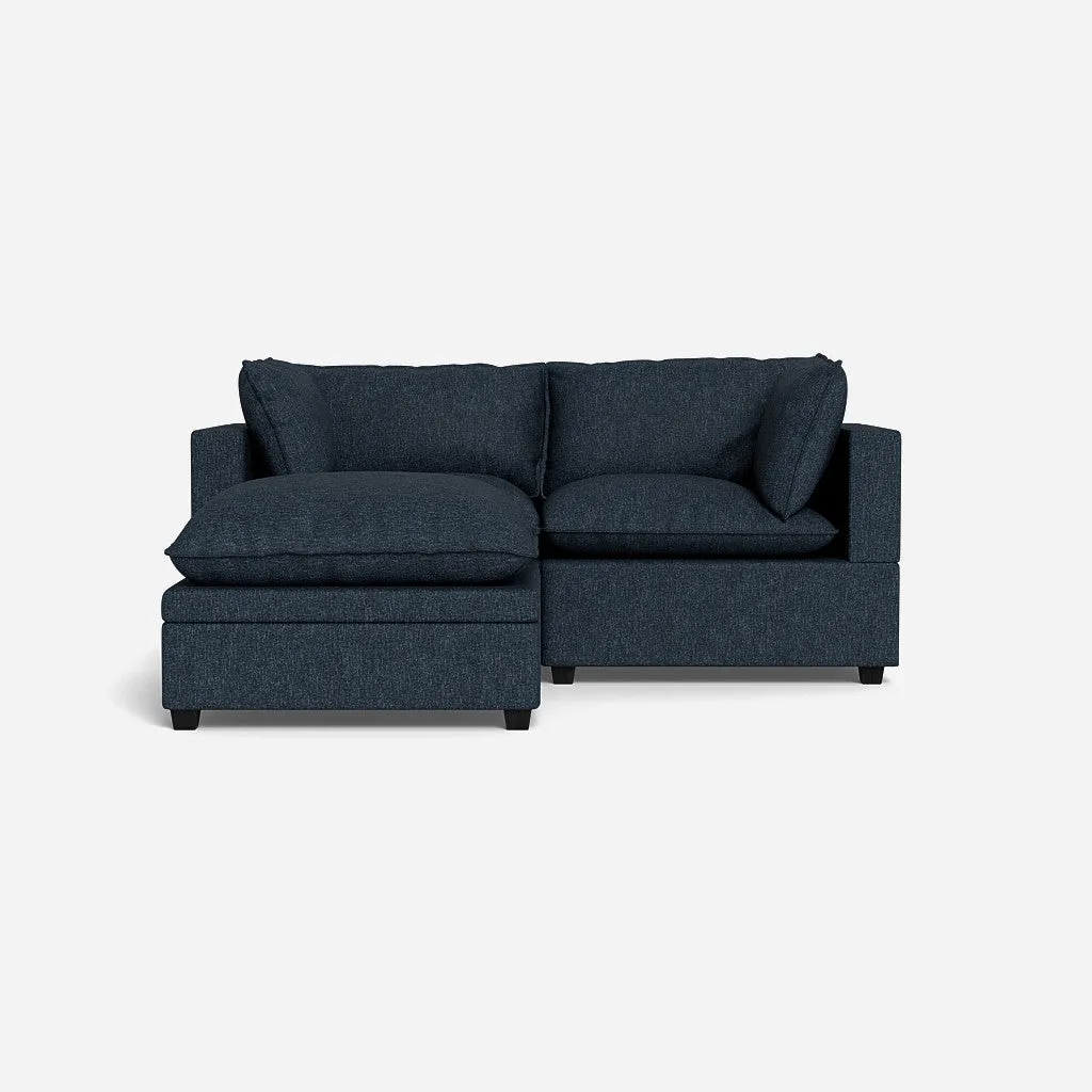 Kova Box Cushion Sofa 86"   Ottoman