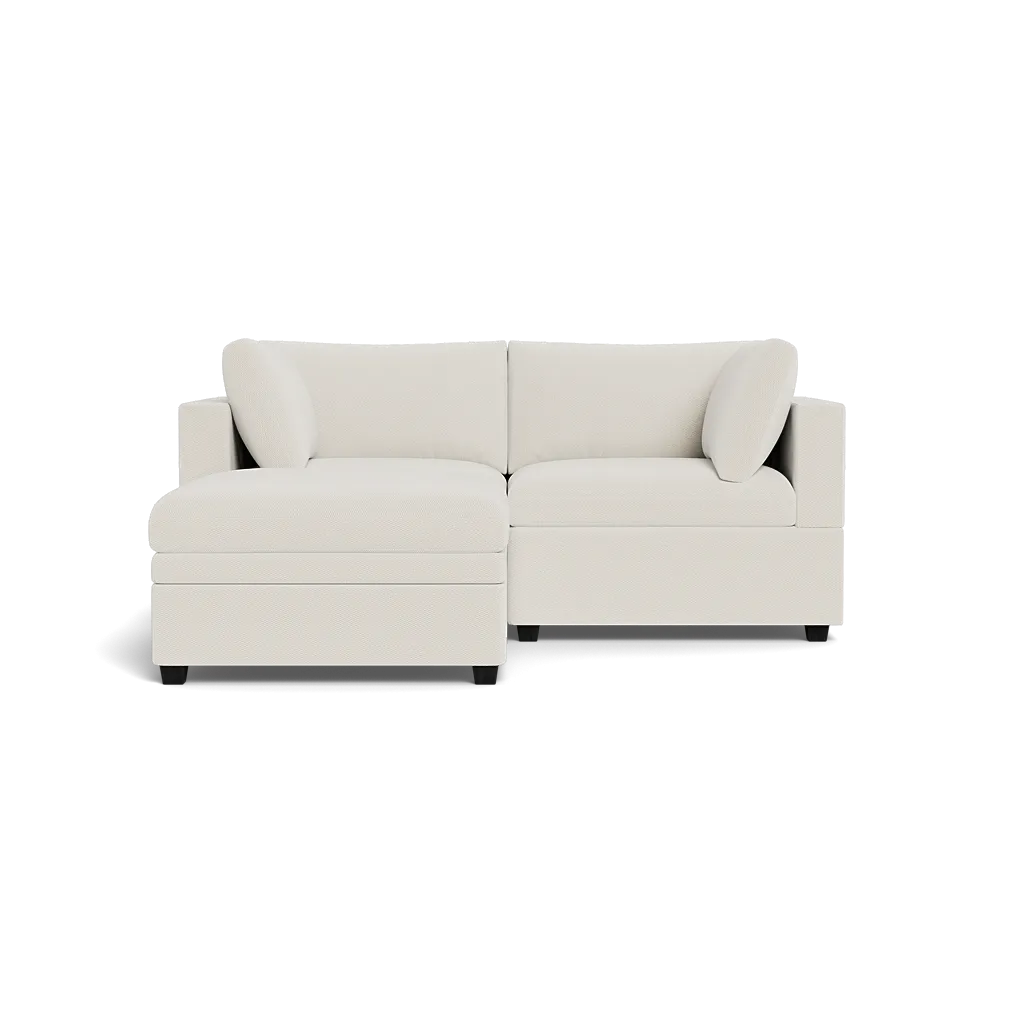 Kova Box Cushion Sofa 86"   Ottoman