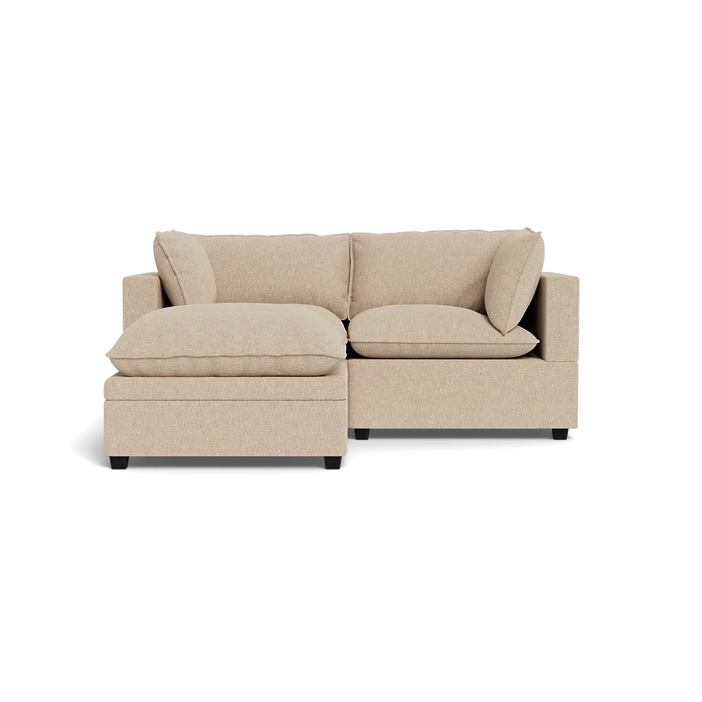 Kova Box Cushion Sofa 86"   Ottoman
