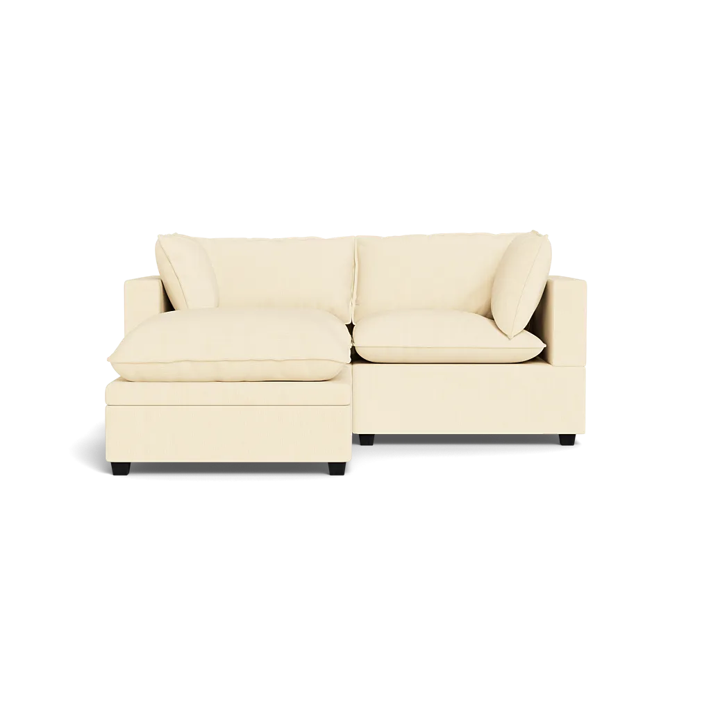 Kova Box Cushion Sofa 86"   Ottoman