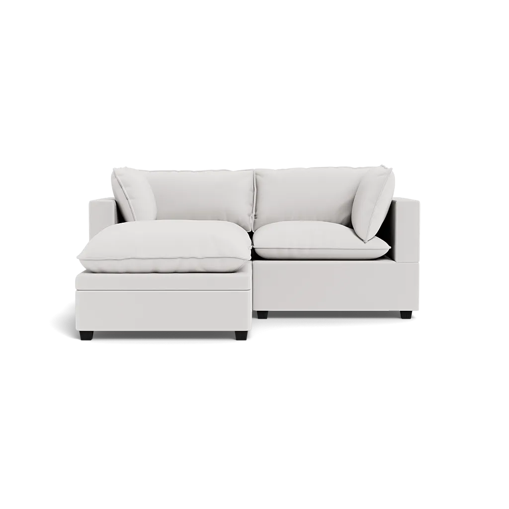 Kova Box Cushion Sofa 86"   Ottoman