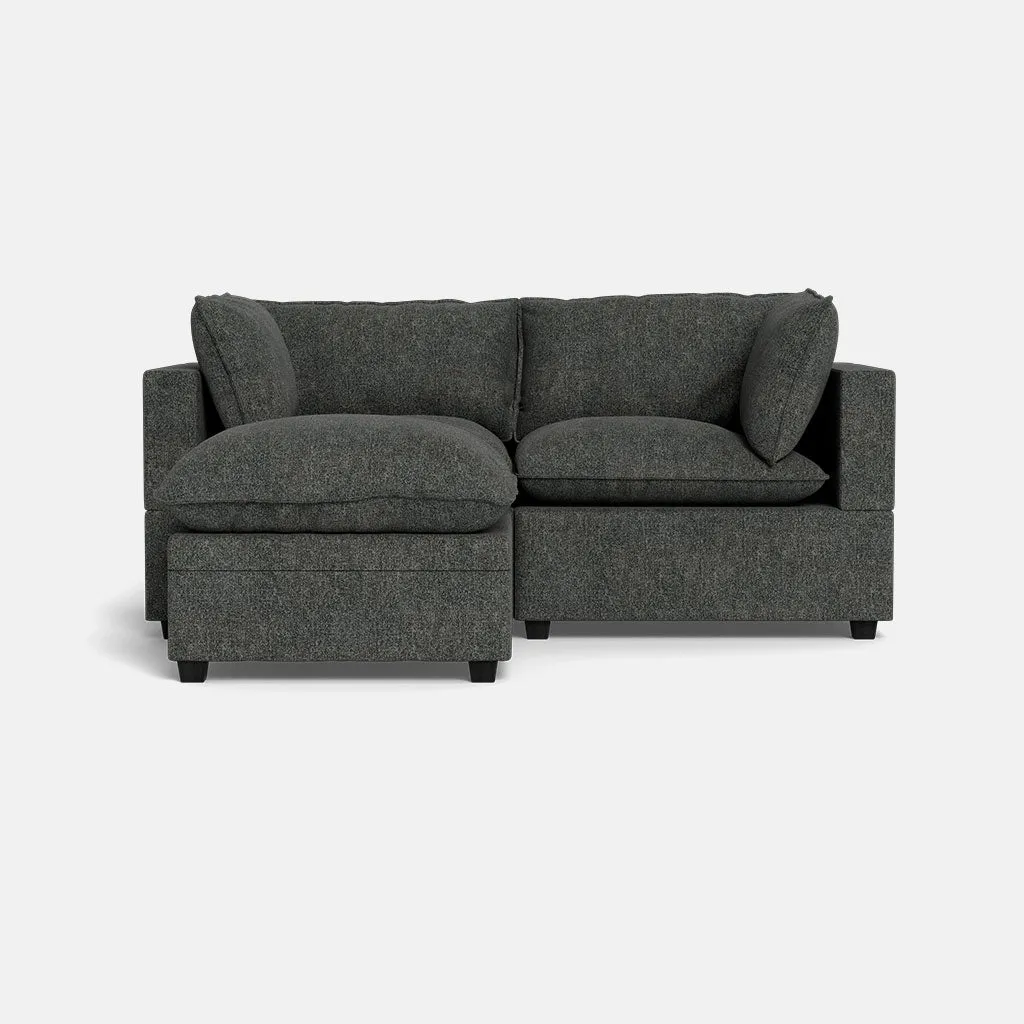 Kova Box Cushion Sofa 86"   Ottoman