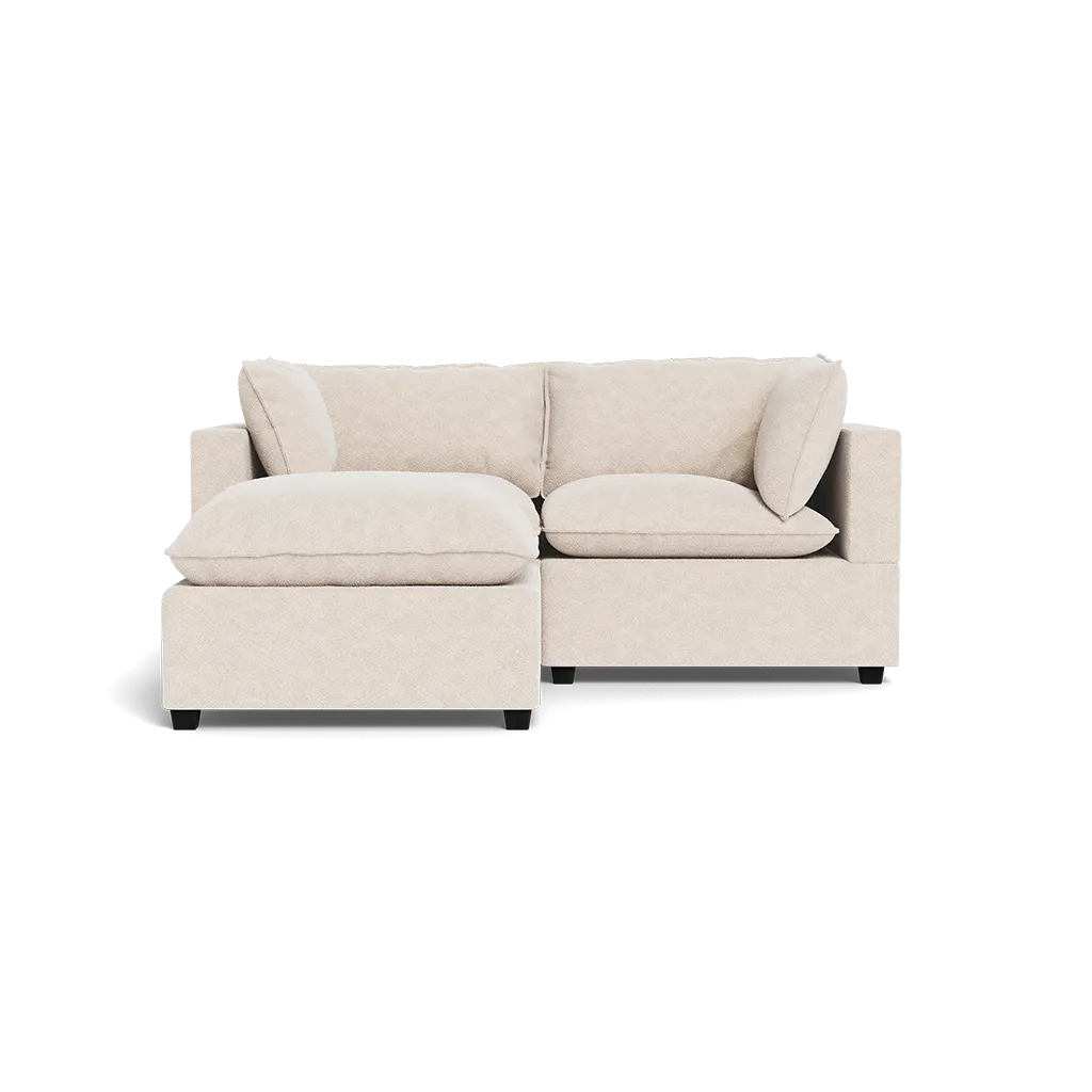 Kova Box Cushion Sofa 86"   Ottoman