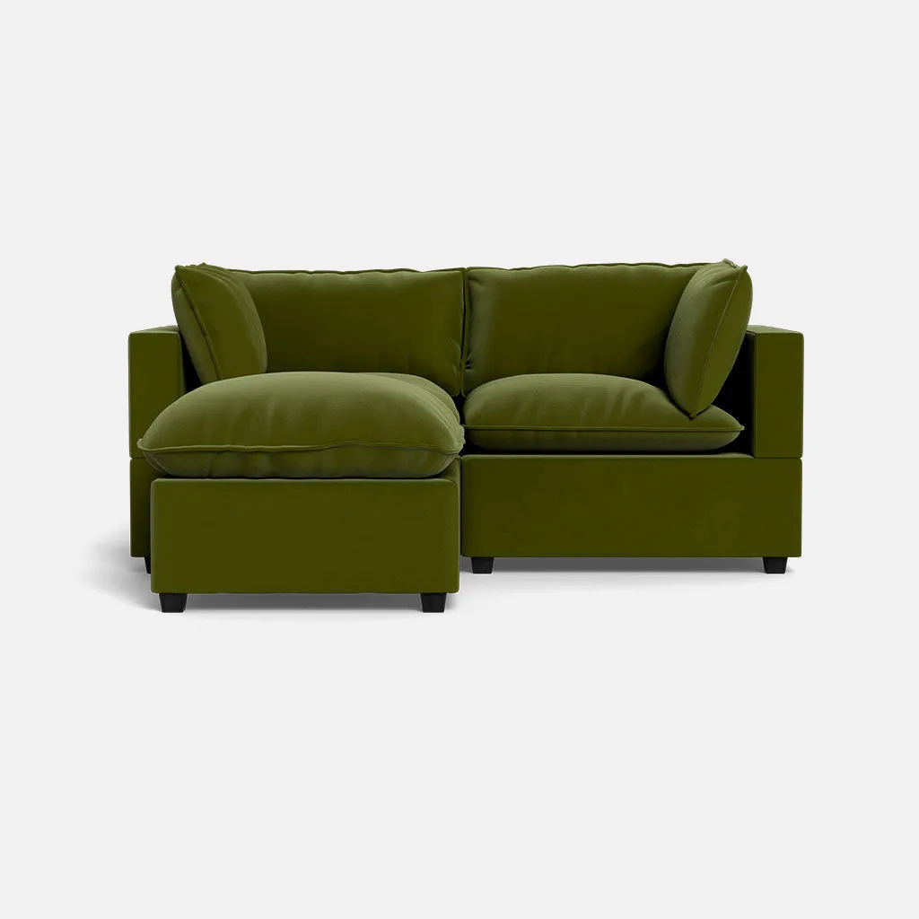 Kova Box Cushion Sofa 86"   Ottoman