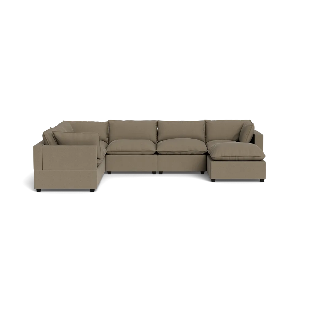 Kova Pillow Cushion Grand Corner   Ottoman