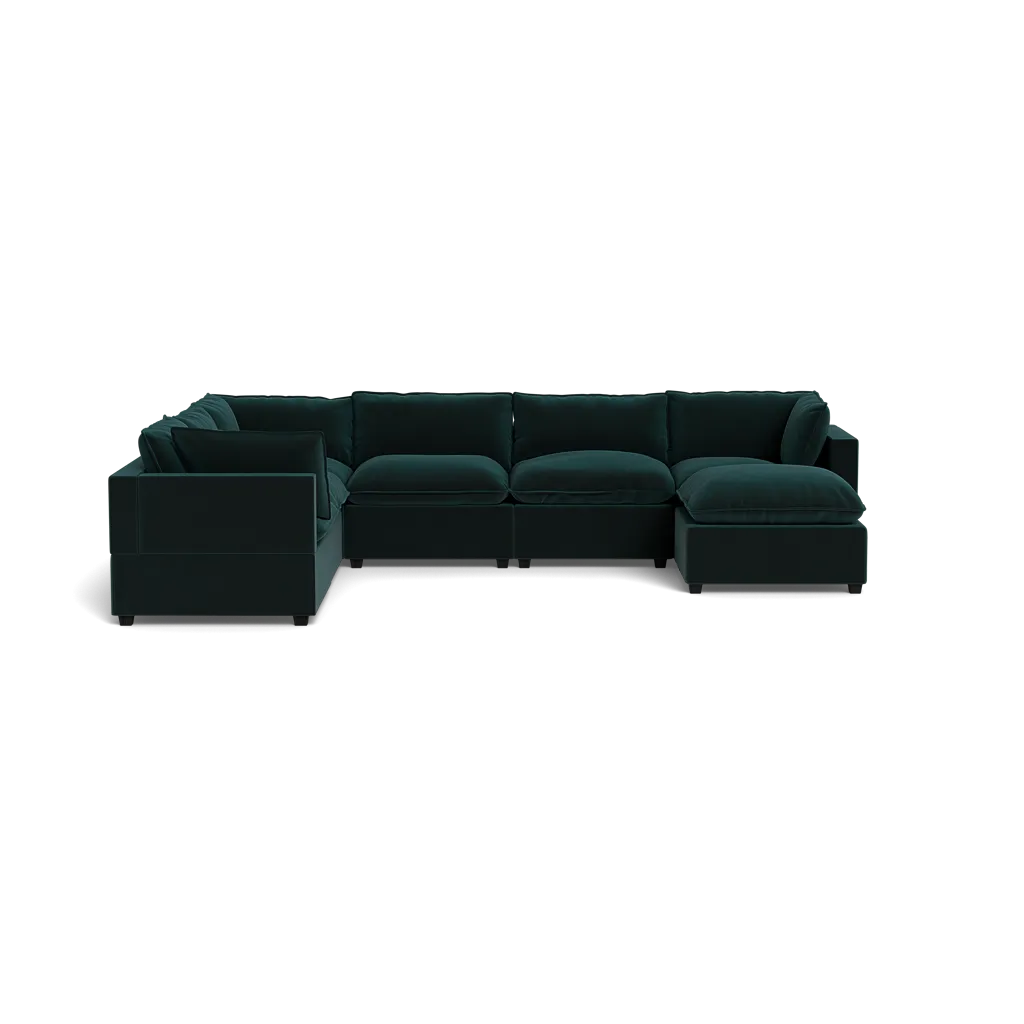 Kova Pillow Cushion Grand Corner   Ottoman