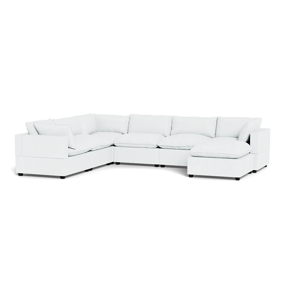Kova Pillow Cushion Grand Corner   Ottoman