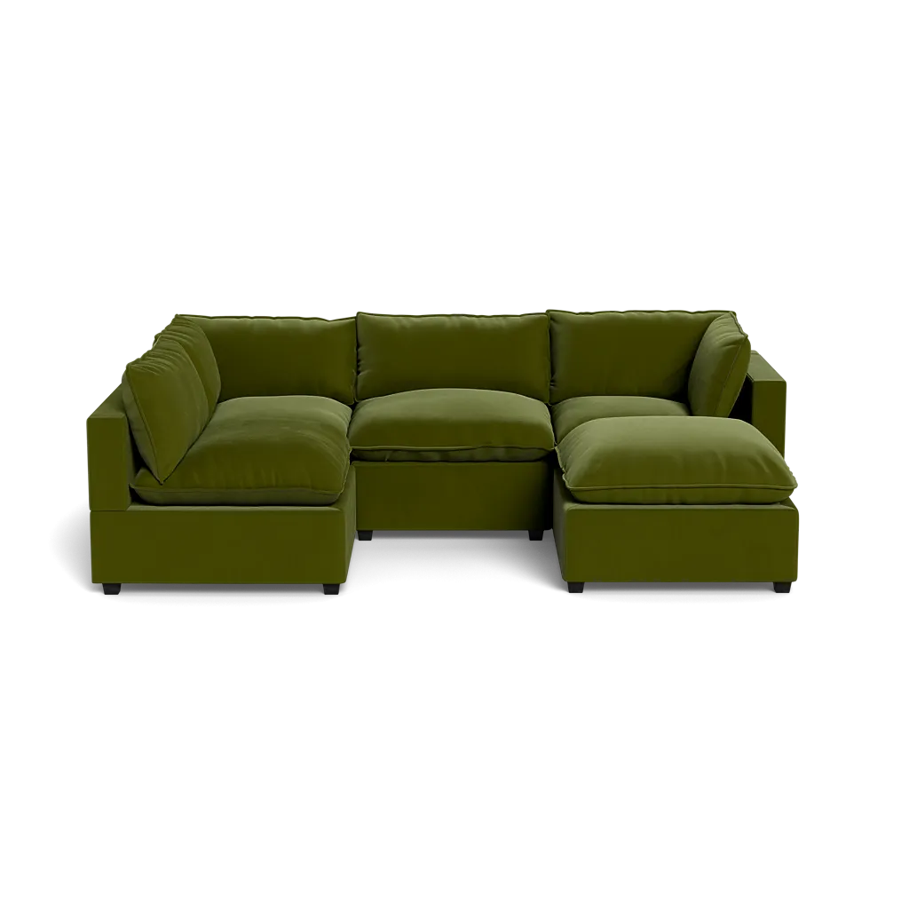 Kova Pillow Cushion L-Shape   Ottoman