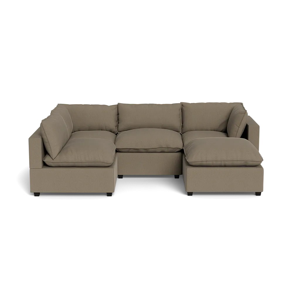 Kova Pillow Cushion L-Shape   Ottoman