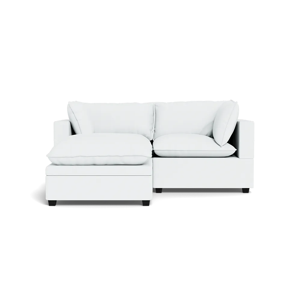 Kova Pillow Cushion Sofa 86"   Ottoman