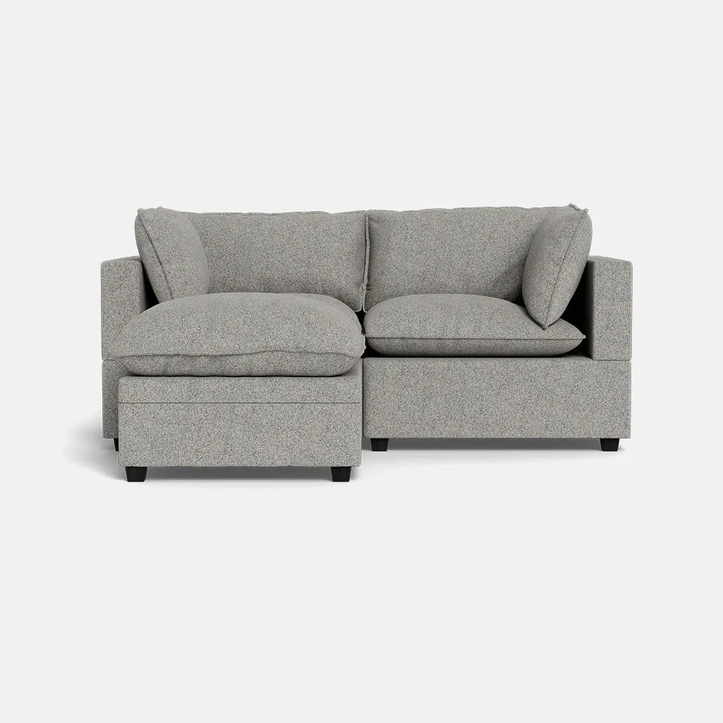 Kova Pillow Cushion Sofa 86"   Ottoman