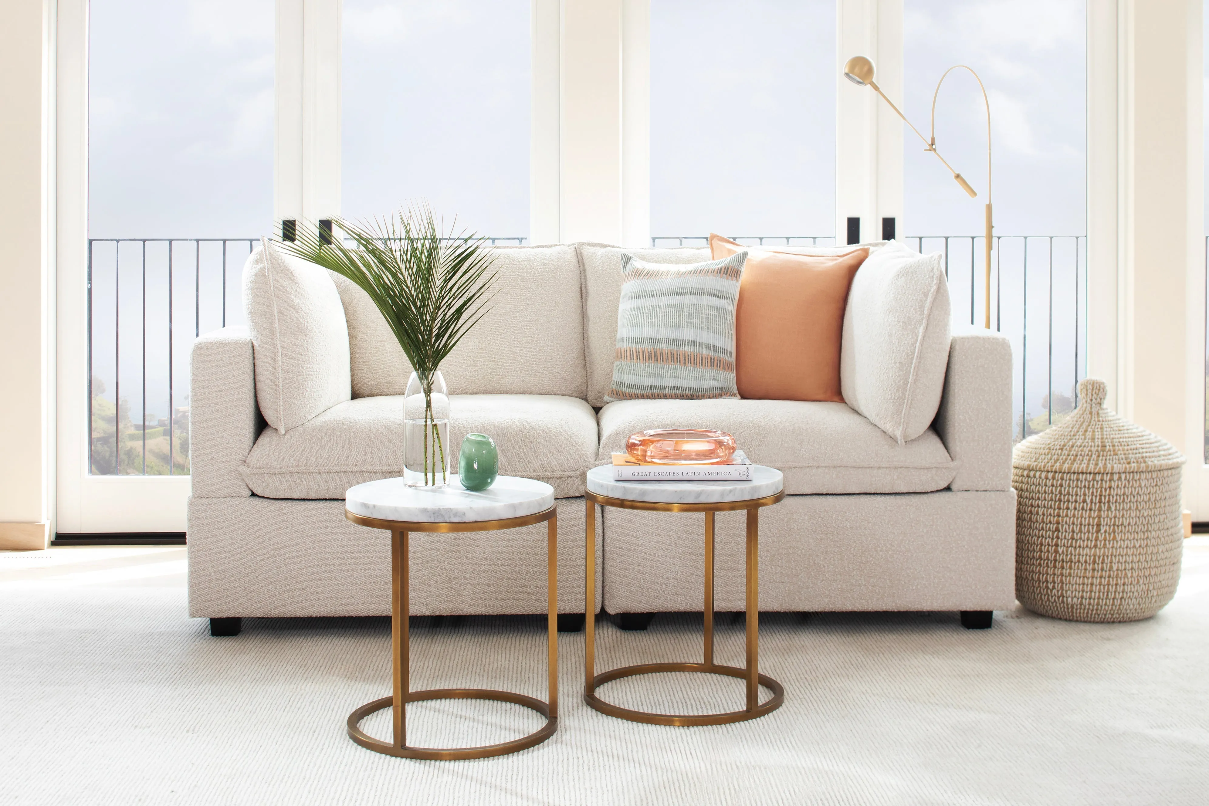 Kova Pillow Cushion Sofa 86"