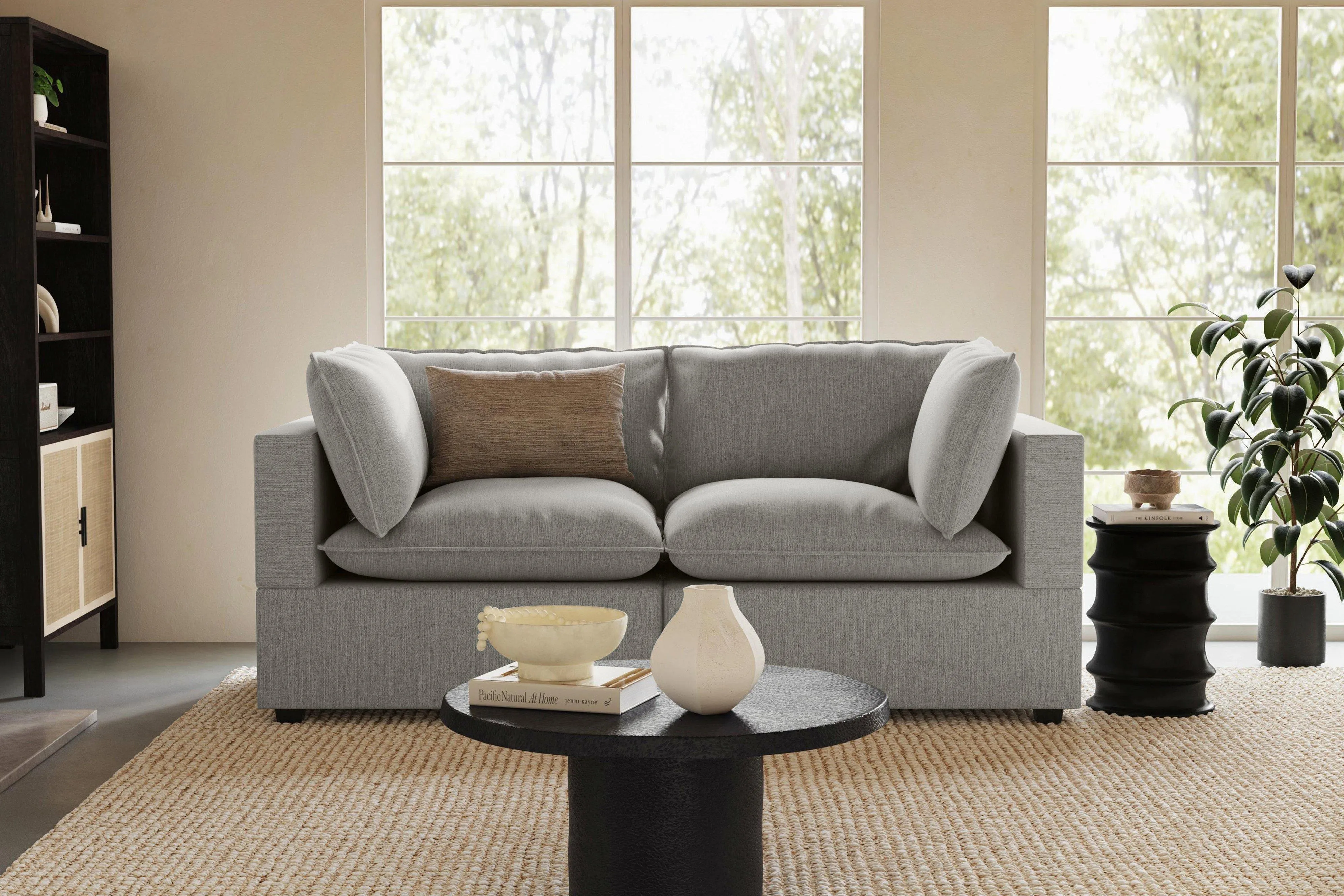 Kova Pillow Cushion Sofa 86"