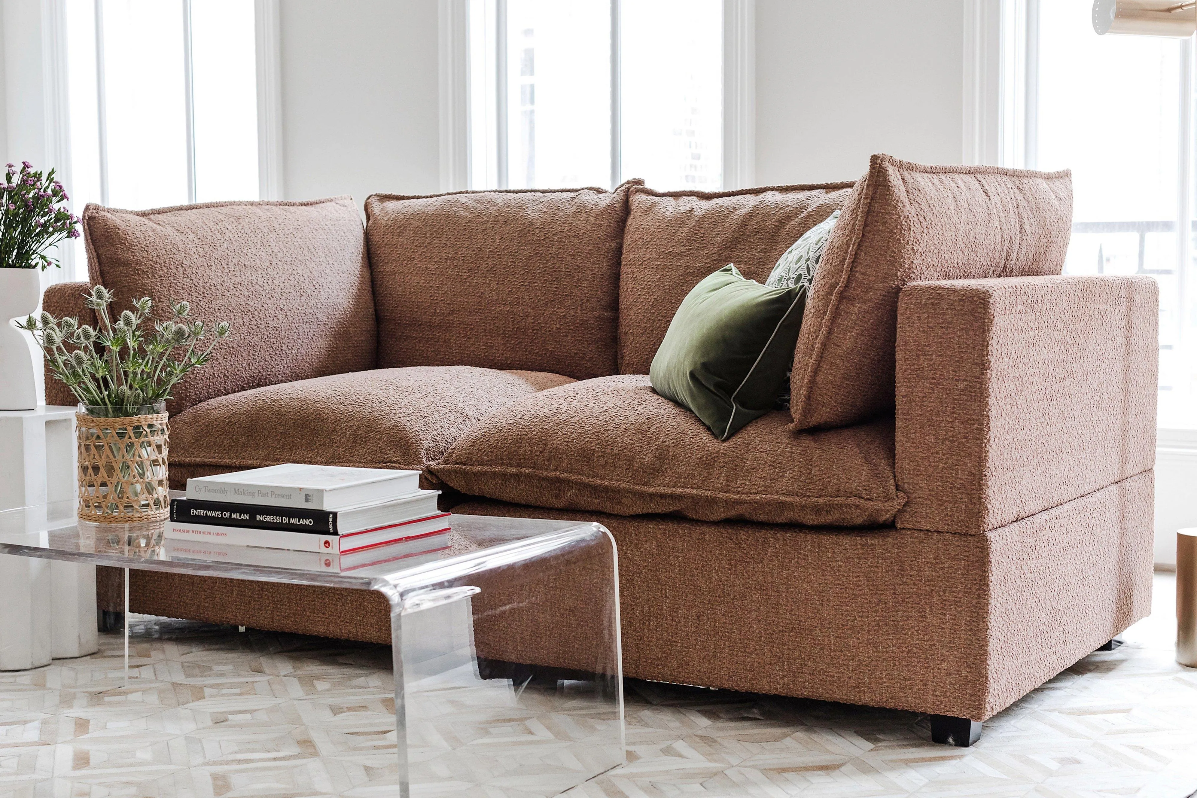 Kova Pillow Cushion Sofa 86"