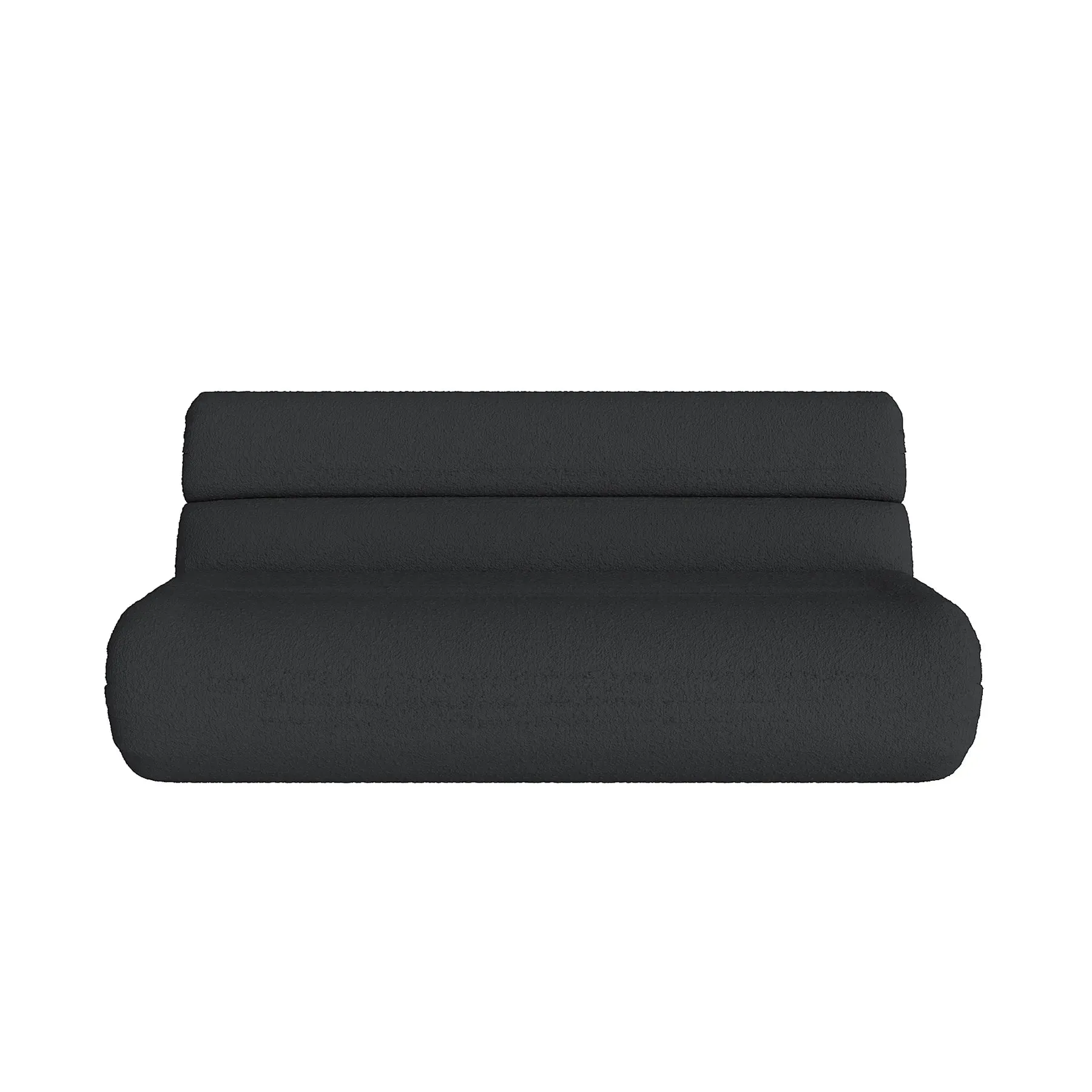 Lamian 2 Seater Sofa - Maya Charcoal Boucle