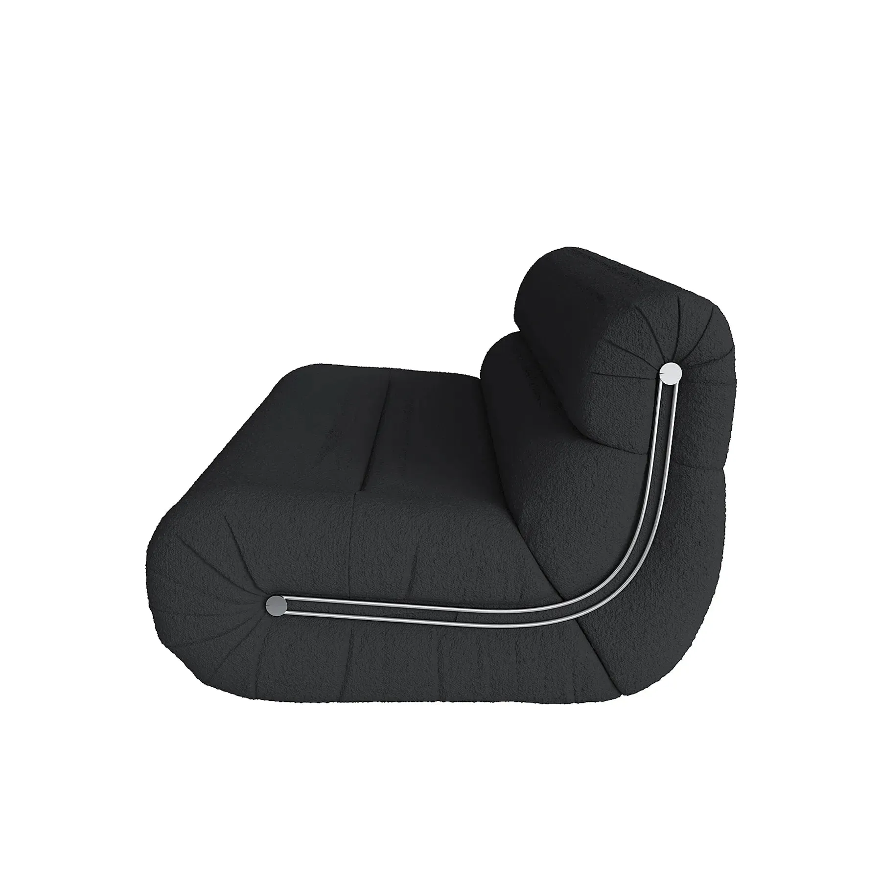 Lamian 2 Seater Sofa - Maya Charcoal Boucle
