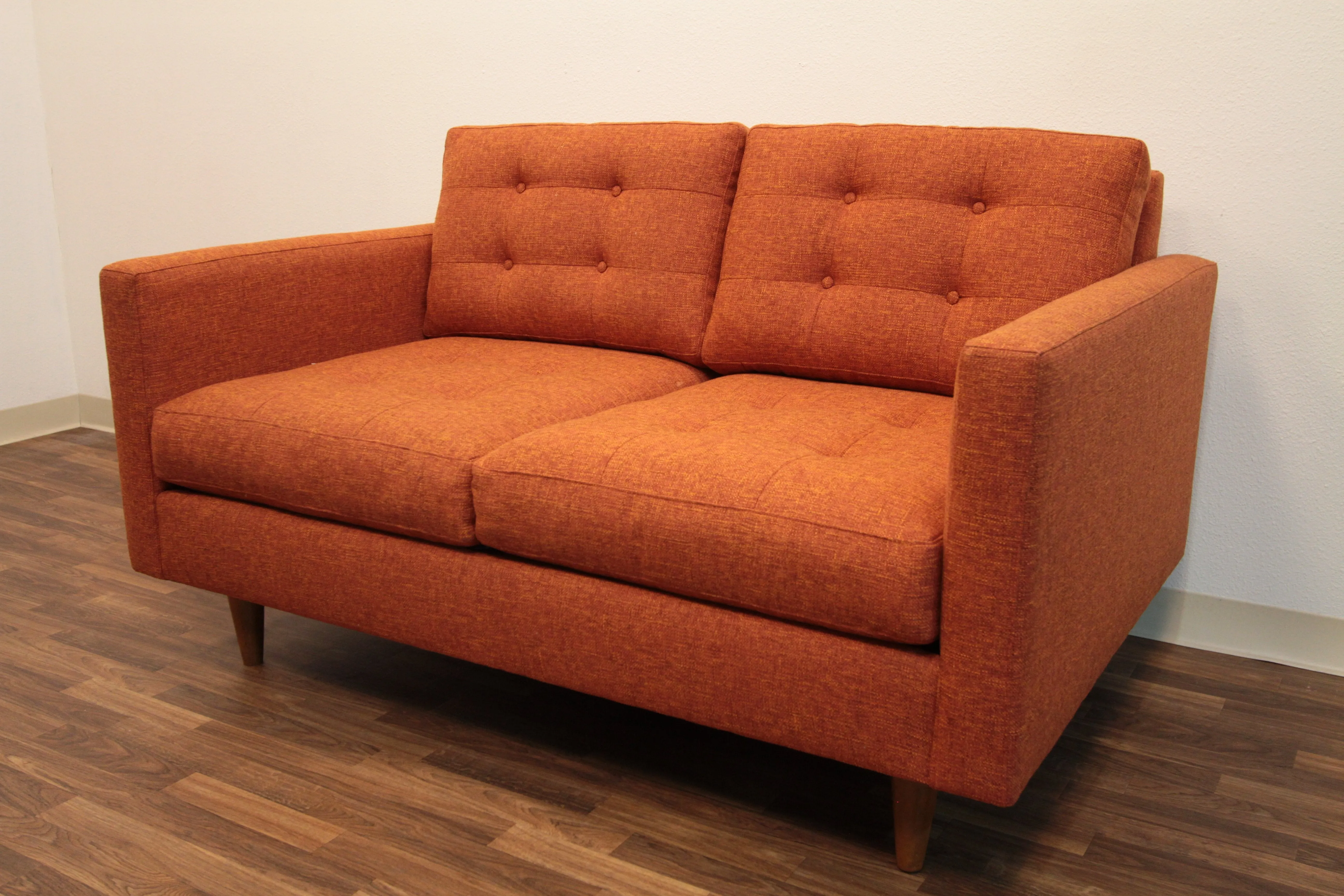 Lexington Loveseat in PUMPKIN - CLEARANCE