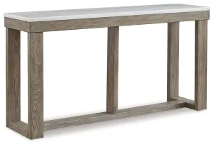 Loyaska Brown / Ivory Sofa Table