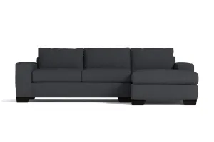 Melrose 2pc Sectional Sofa RAF in CHARCOAL - CLEARANCE