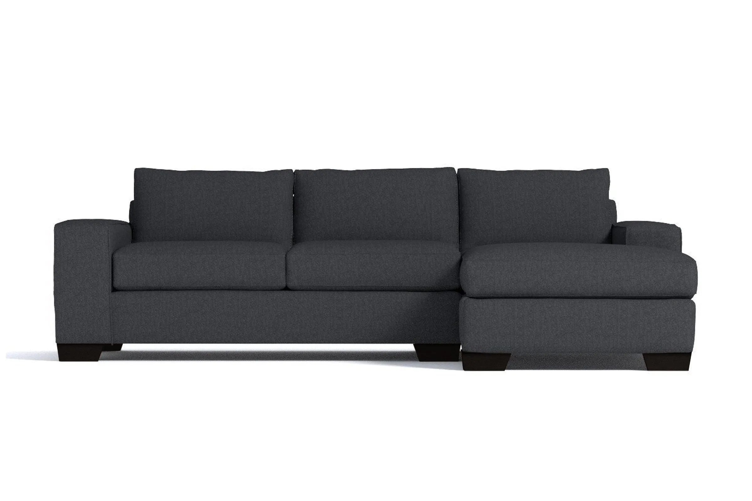 Melrose 2pc Sectional Sofa RAF in CHARCOAL - CLEARANCE