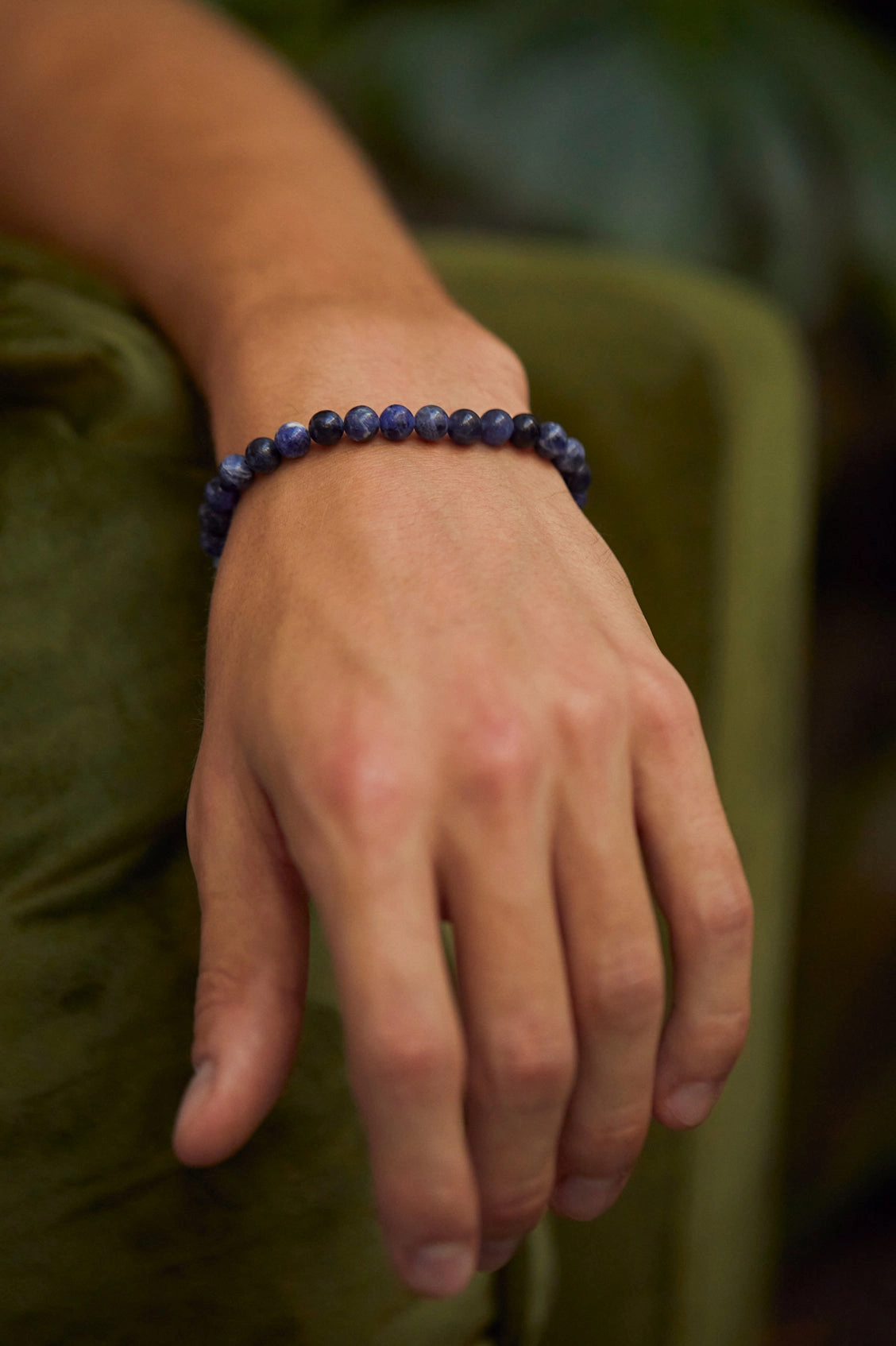 Men's Gemstone Beaded Bracelet