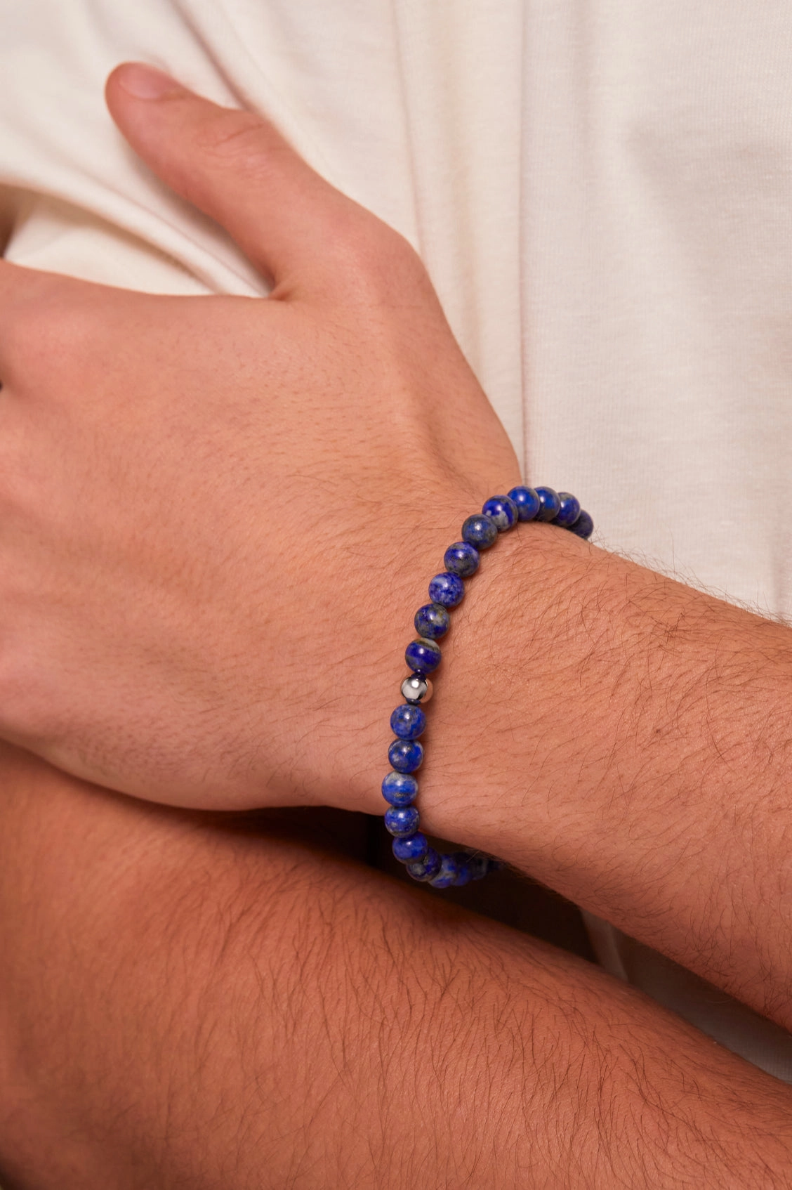 Men's Gemstone Beaded Bracelet