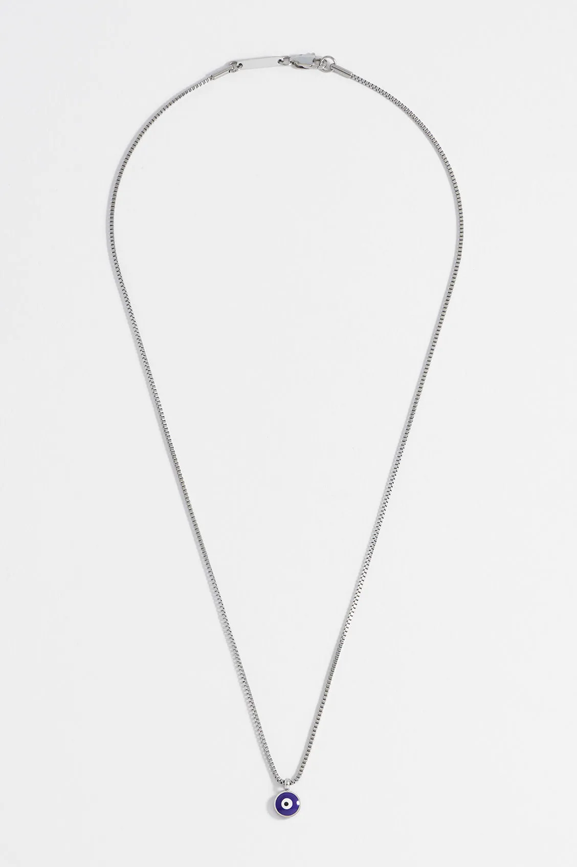 Men's Enamel Evil Eye Necklace