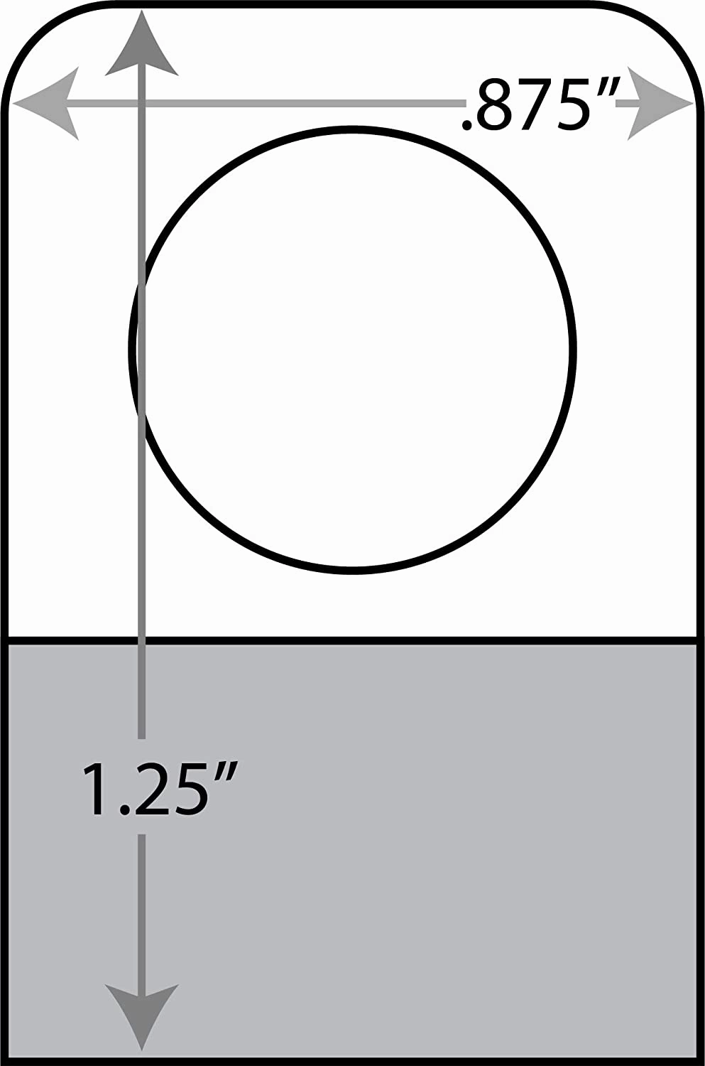 Merchandising Fixture - Adhesive Hang Tabs Sheet 975230
