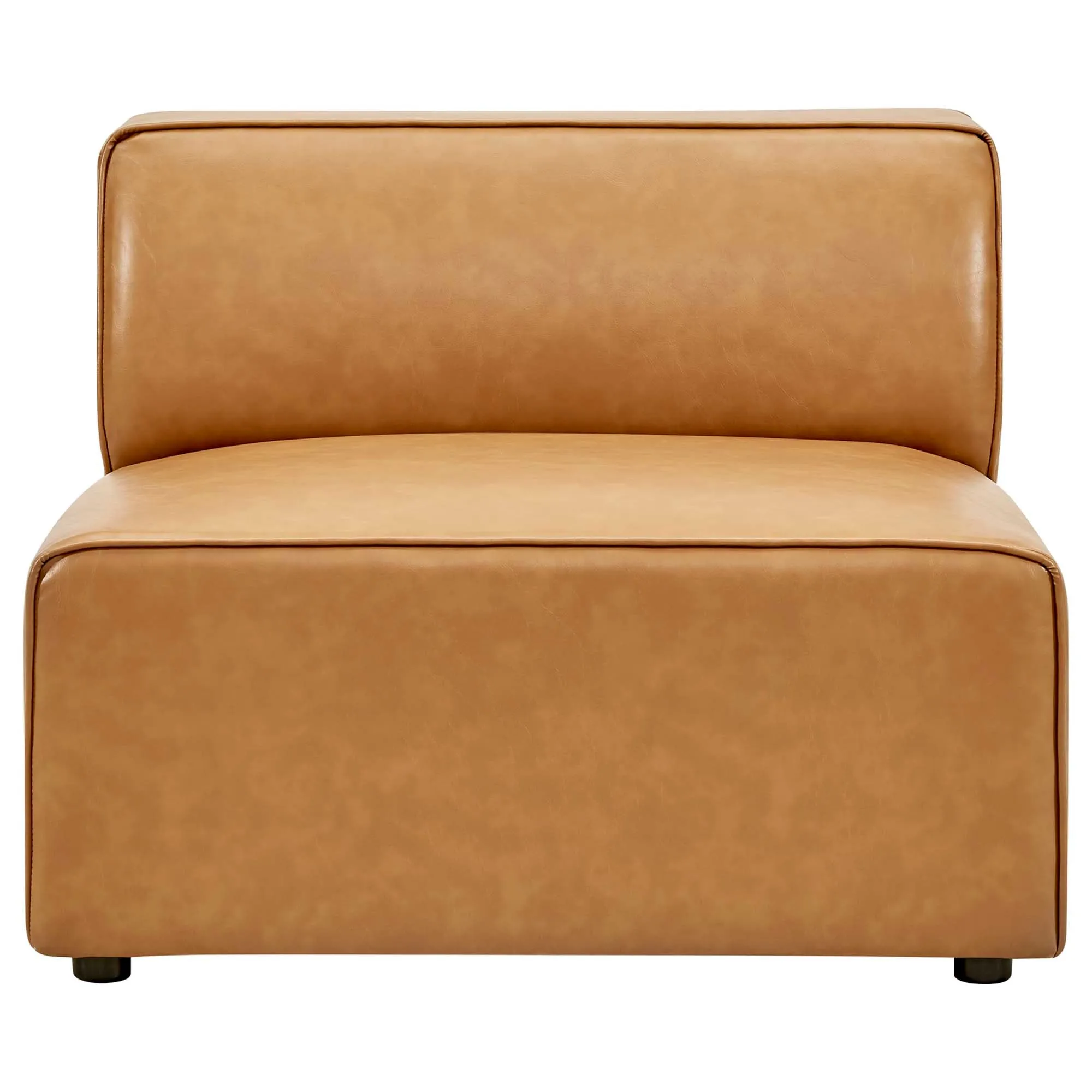 Mingle Vegan Leather Armless Chair by Modway