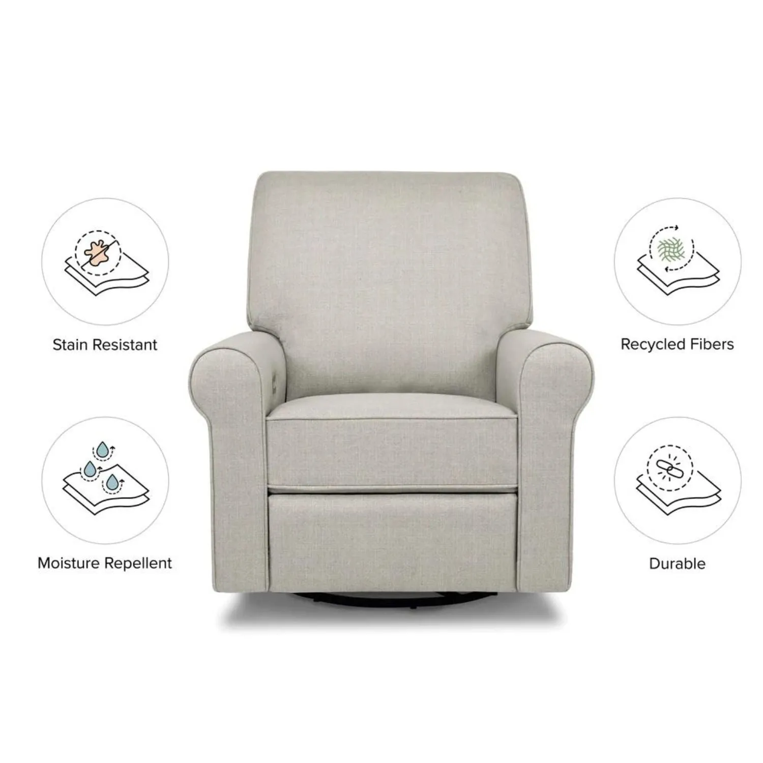 Monroe Pillowback Power Recliner
