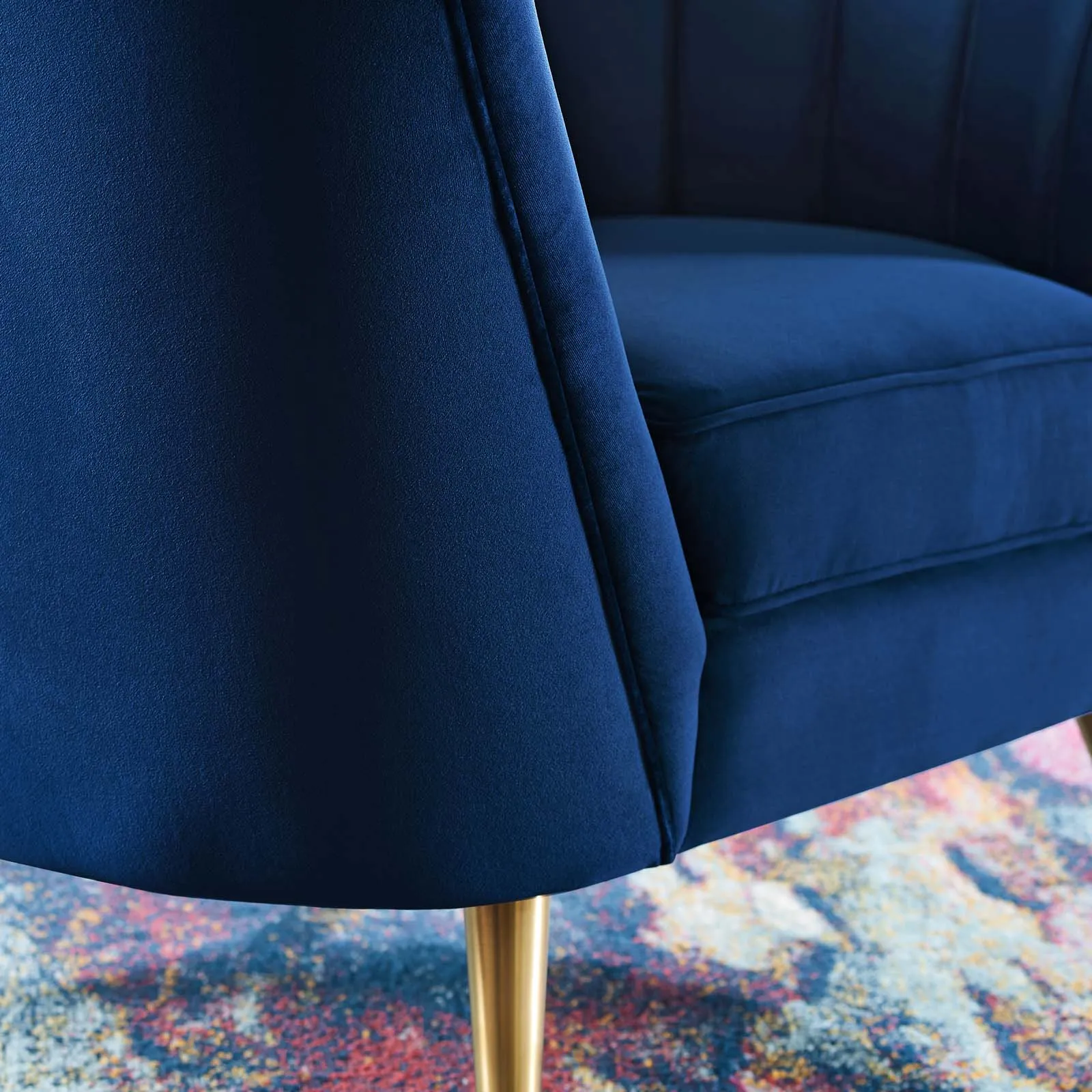 Opportunity Performance Velvet Armchair by Modway