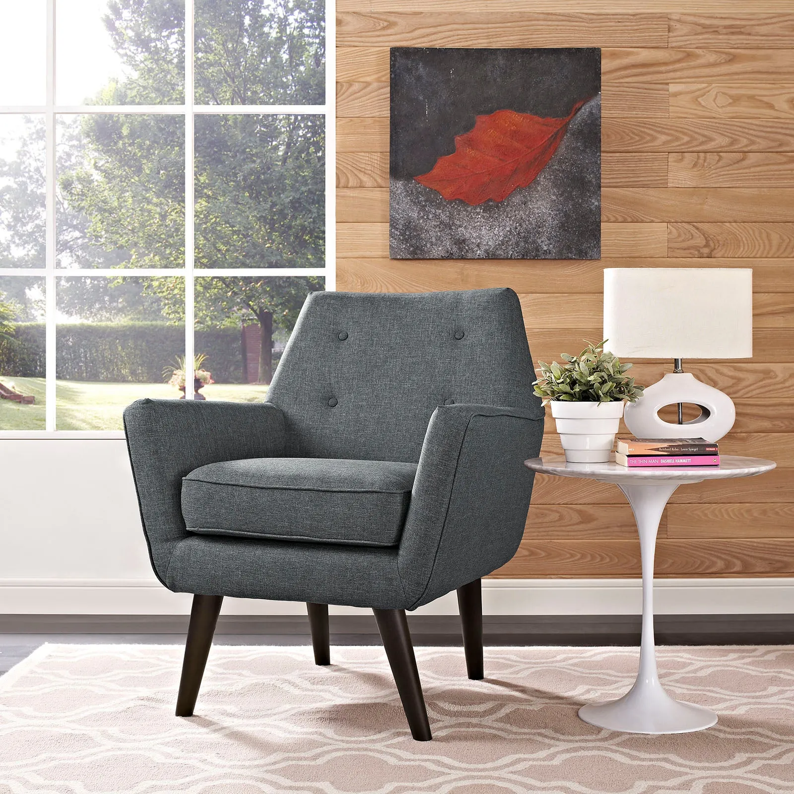 Posit Upholstered Fabric Armchair by Modway