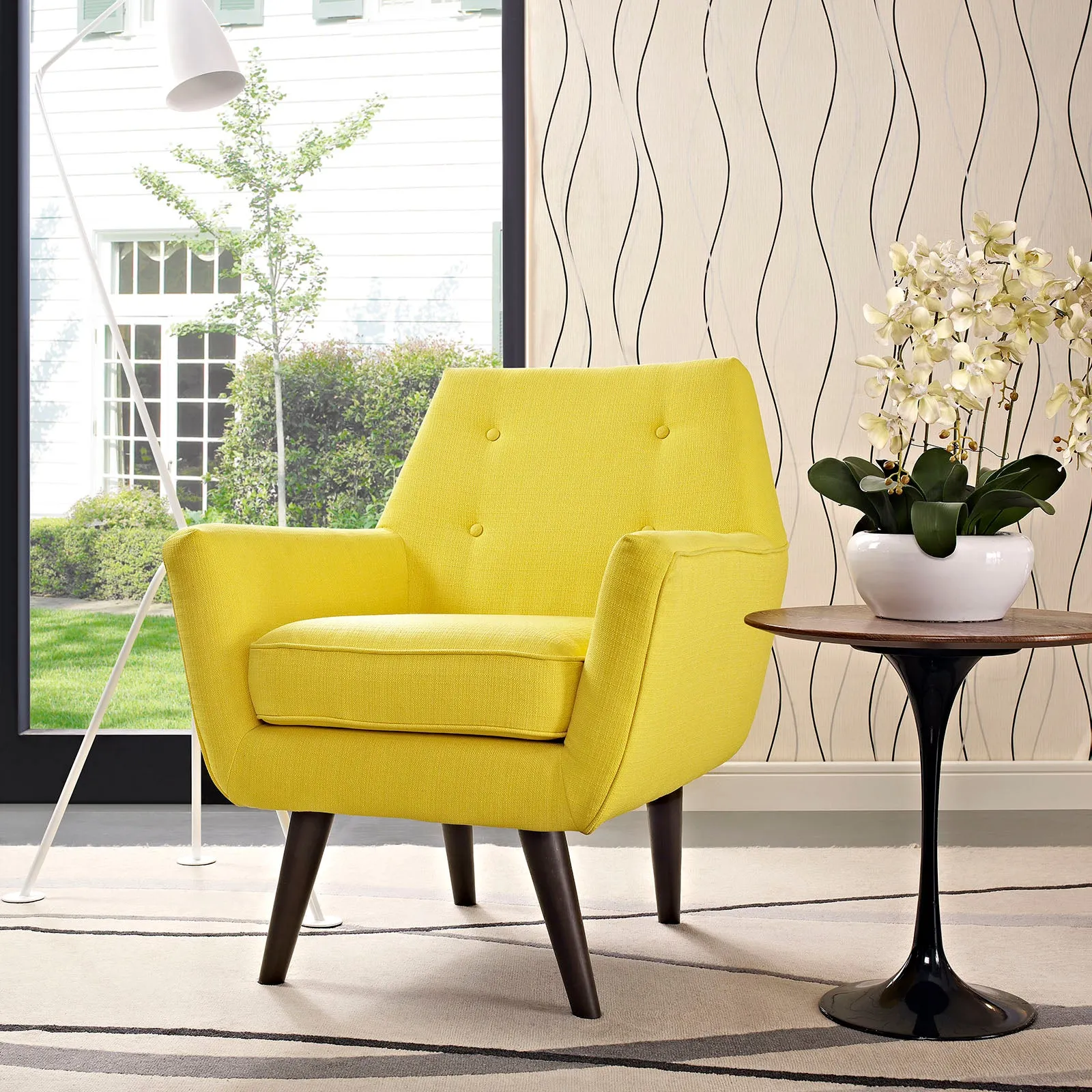 Posit Upholstered Fabric Armchair by Modway