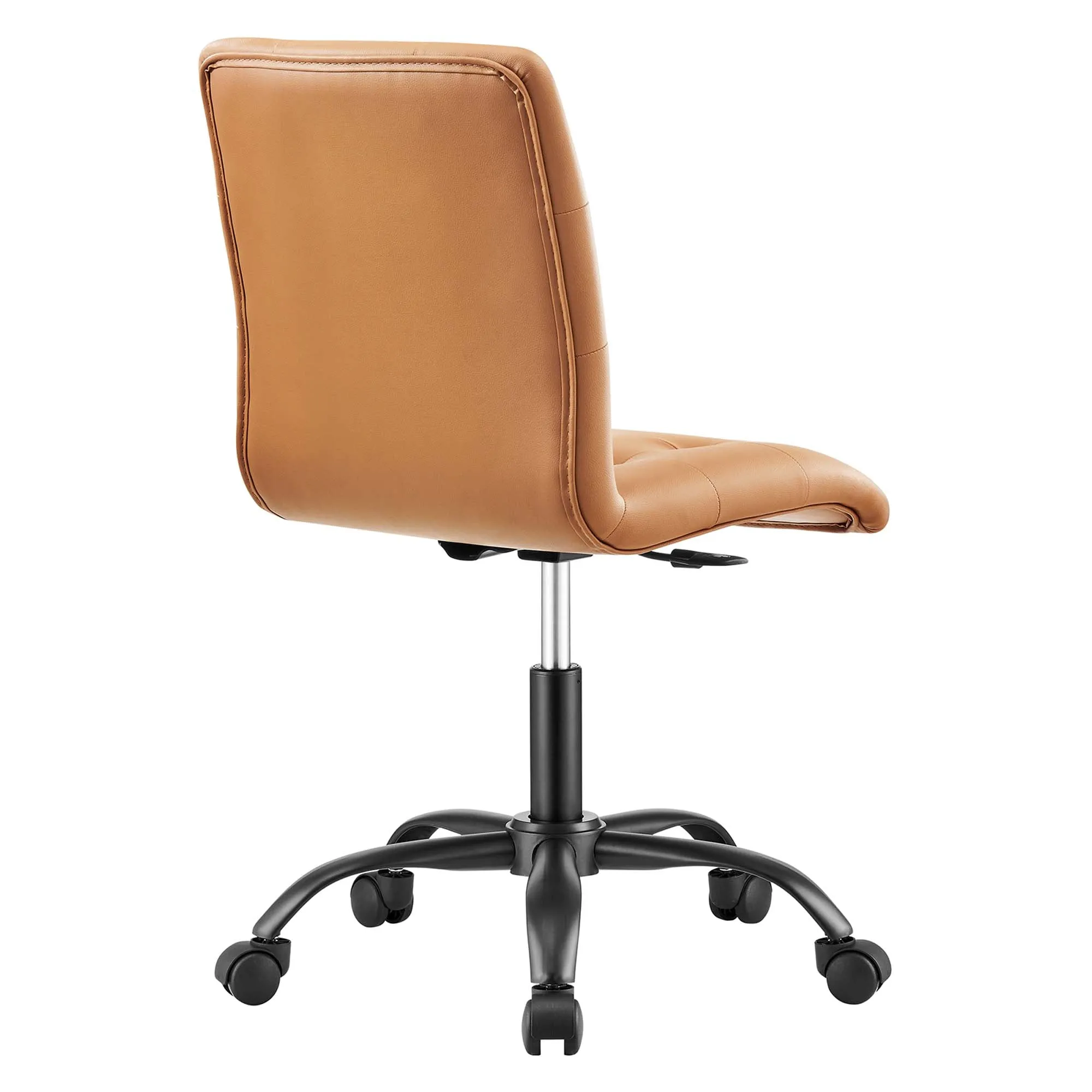 Prim Armless Vegan Leather Office Chair by Modway