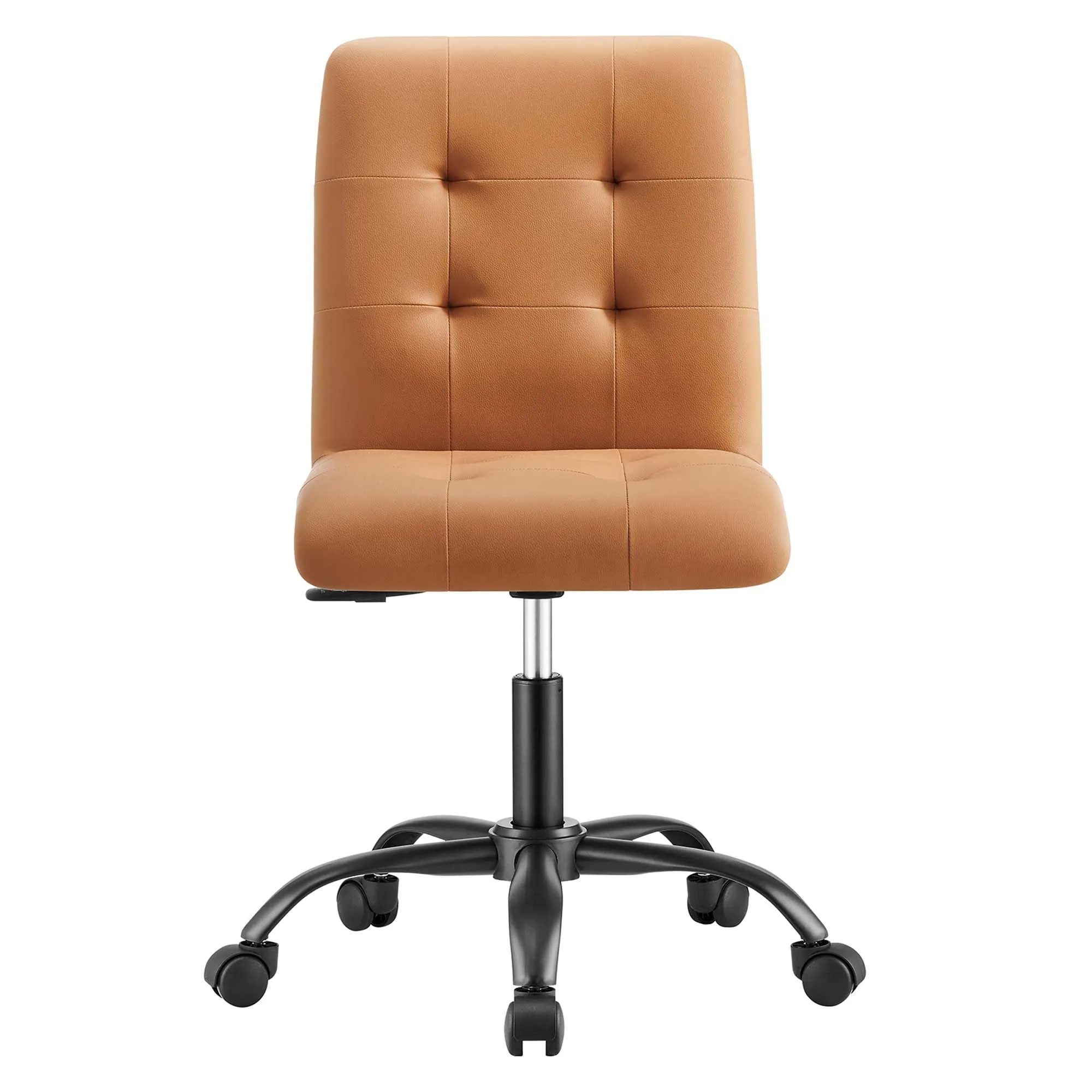Prim Armless Vegan Leather Office Chair by Modway