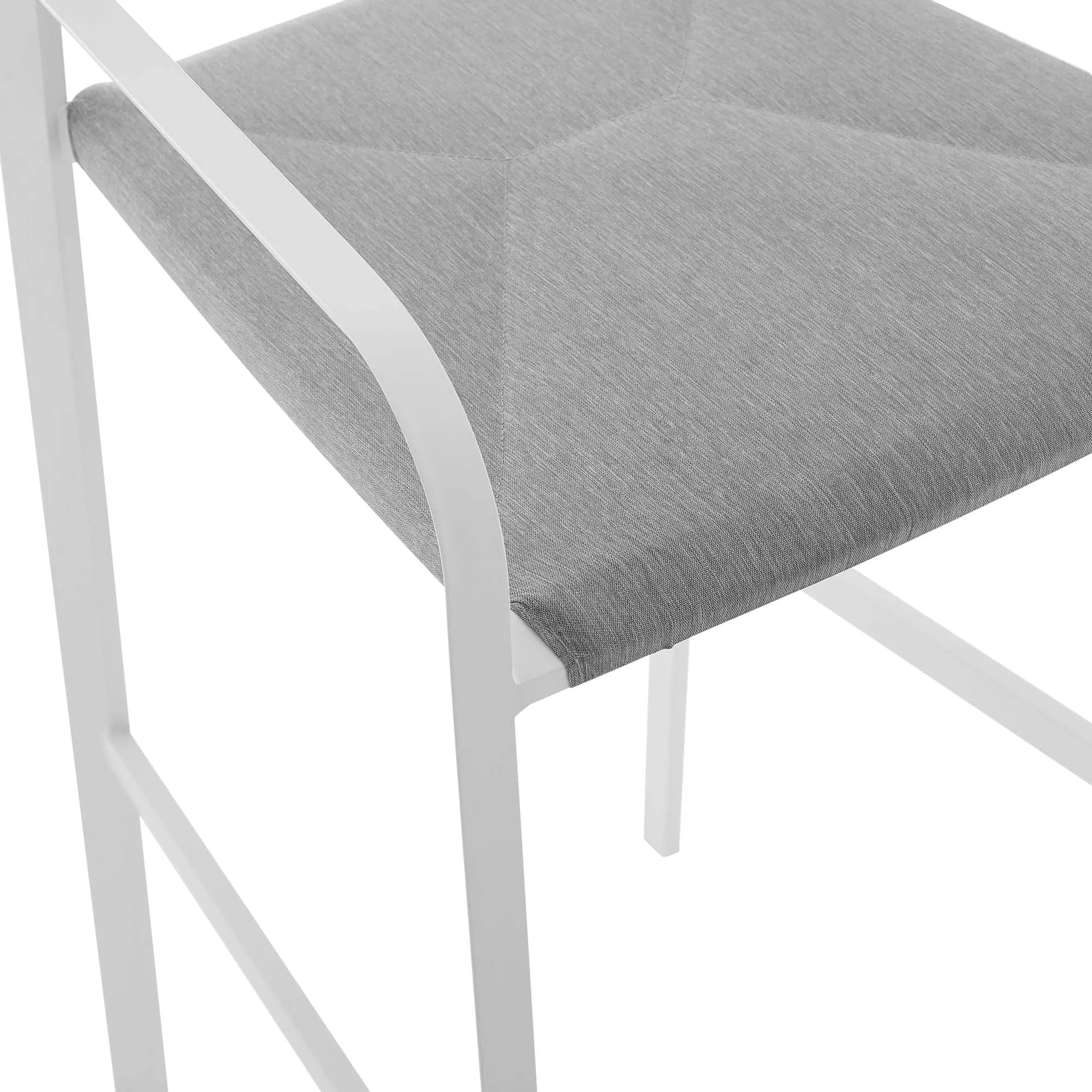 Raleigh Outdoor Patio Aluminum Bar Stool Set of 2 by Modway