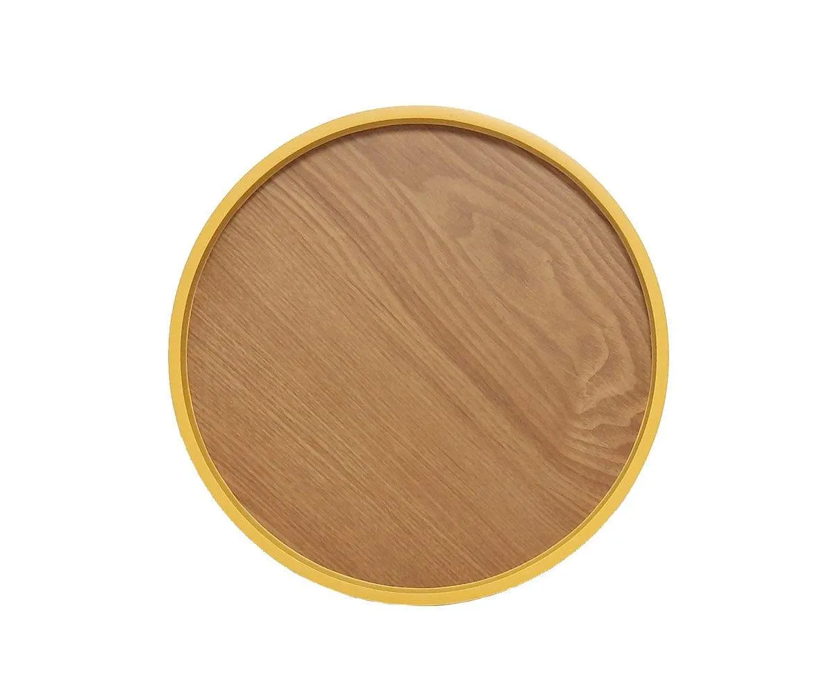 Round Lacquer Trim Tray