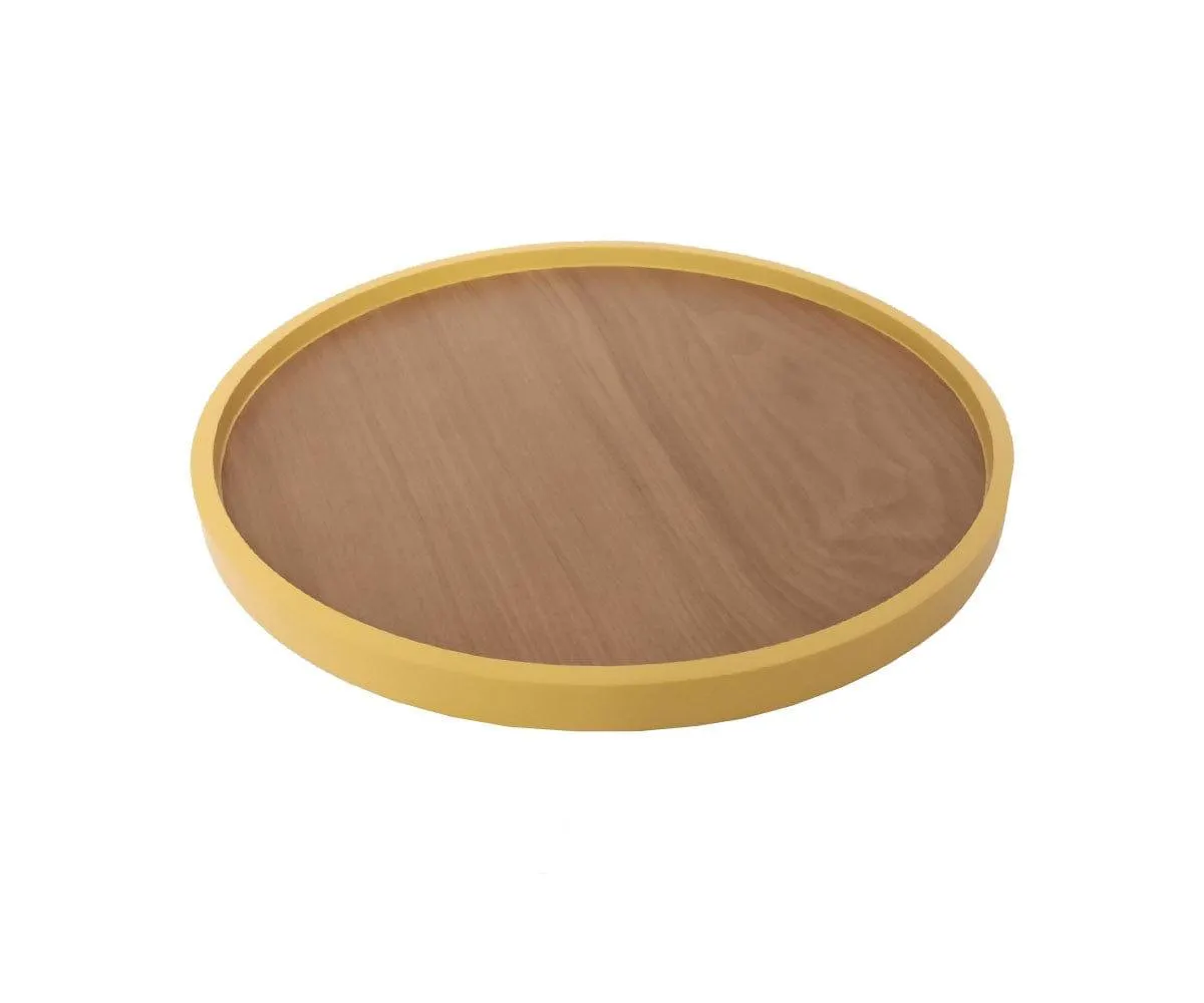 Round Lacquer Trim Tray